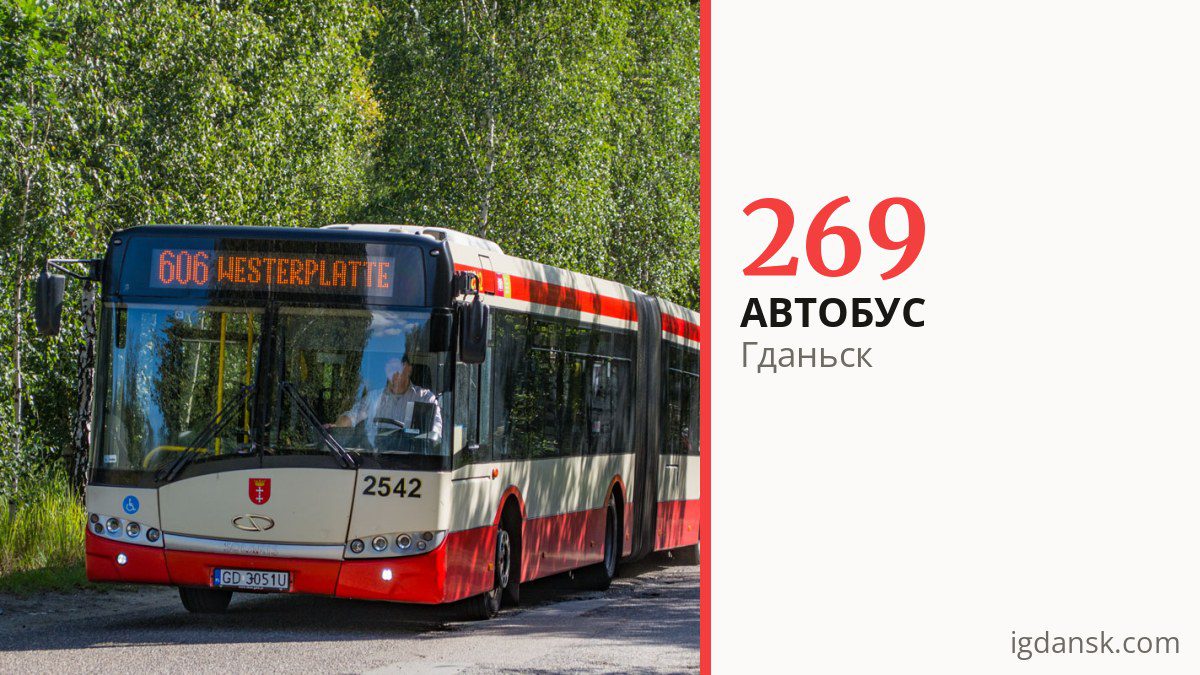 Автобус 269 в Гданьске