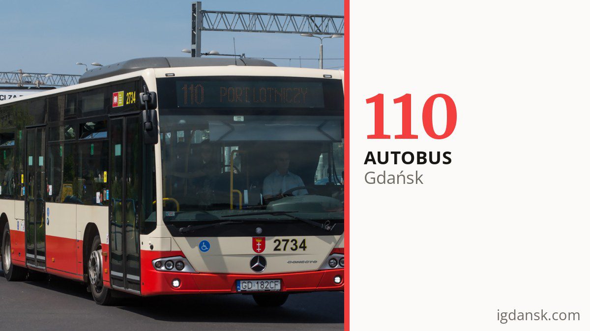 Autobus 110 w Gdańsku