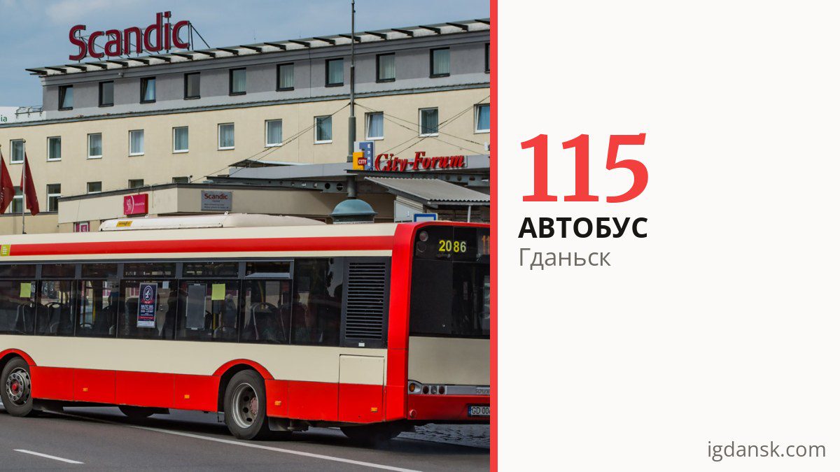 Автобус 115 в Гданьске
