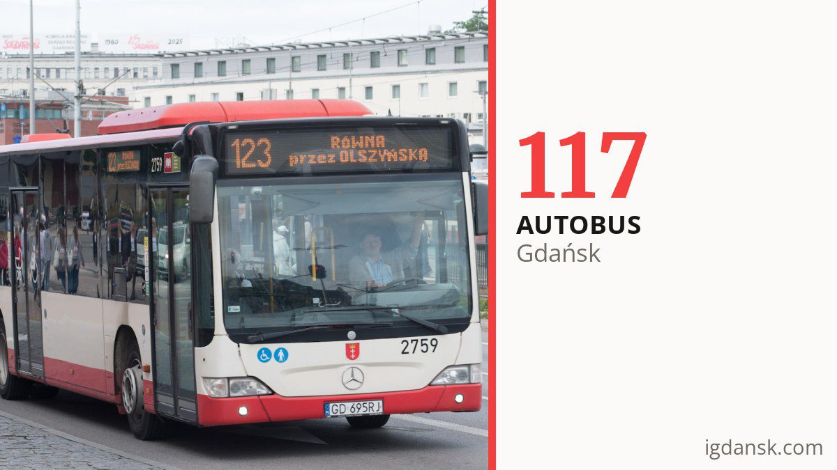 Autobus 117 w Gdańsku