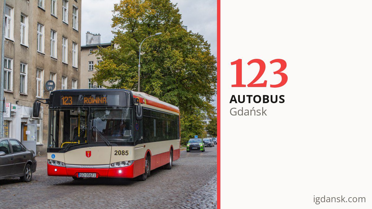 Autobus 123 w Gdańsku