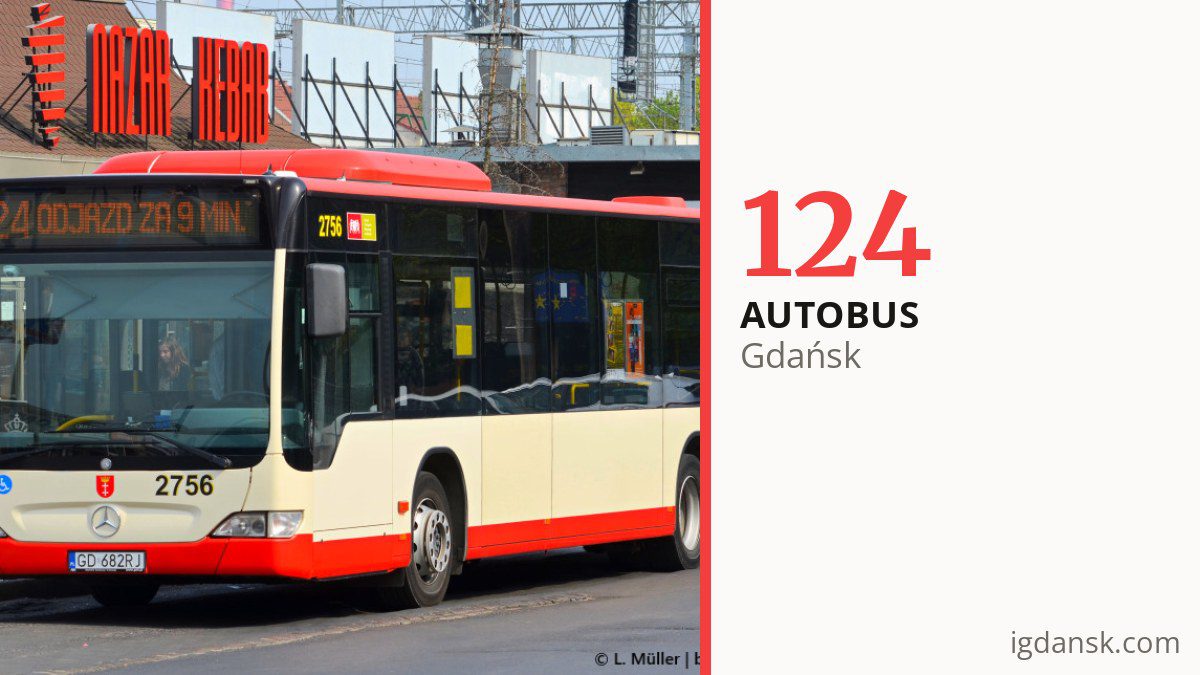 Autobus 124 w Gdańsku