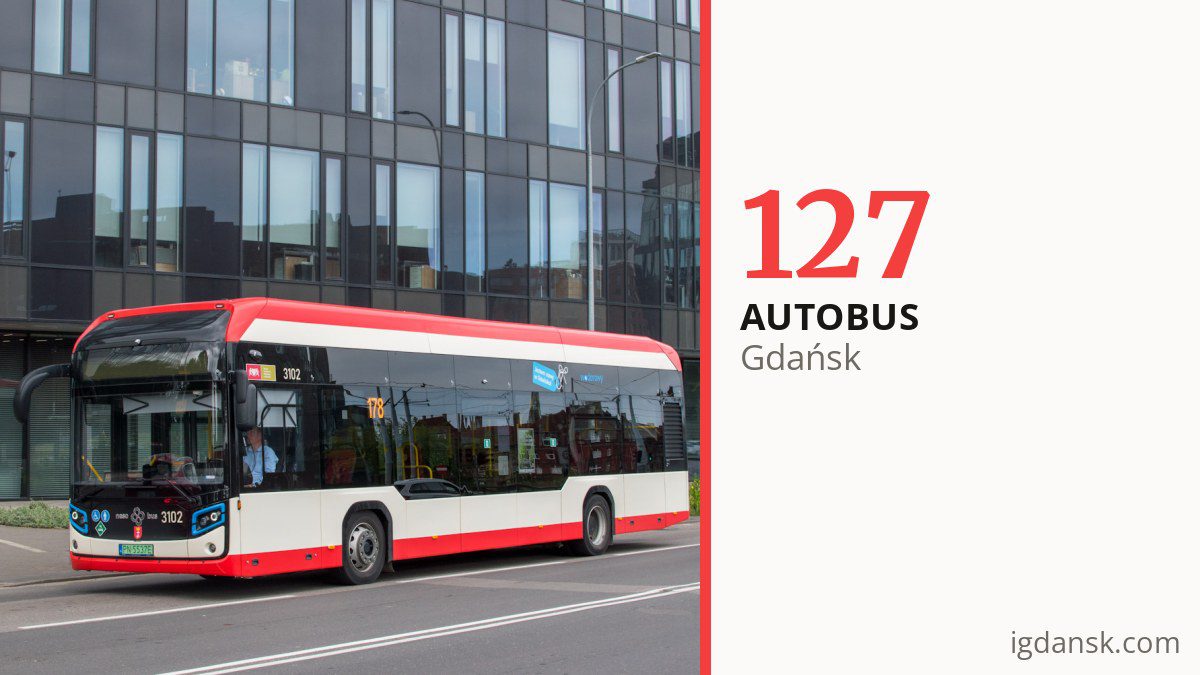Autobus 127 w Gdańsku