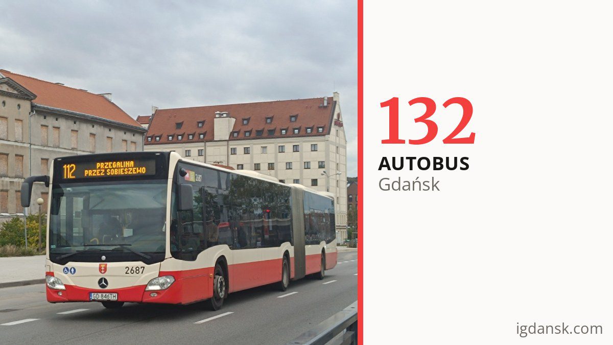 Autobus 132 w Gdańsku