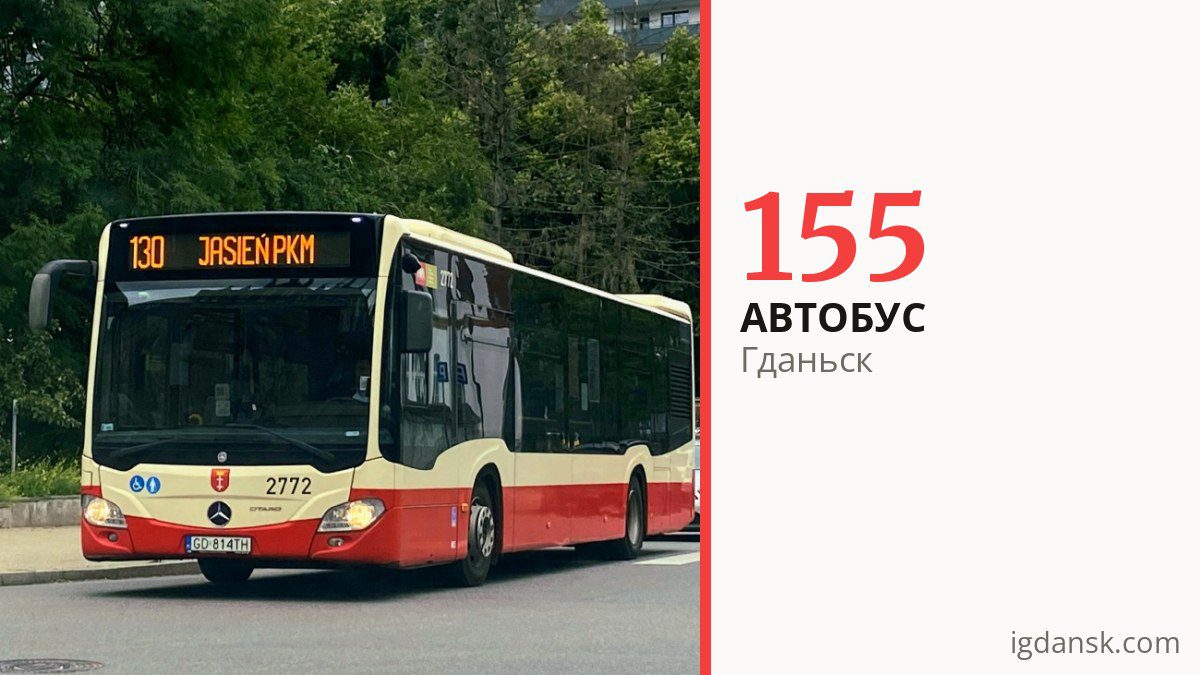 Автобус 155 в Гданьске