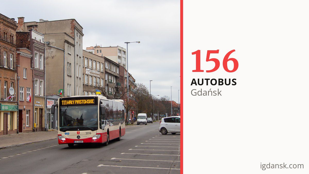 Autobus 156 w Gdańsku