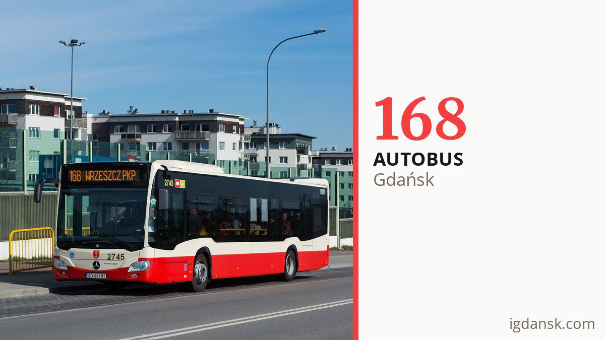 Autobus 168 w Gdańsku