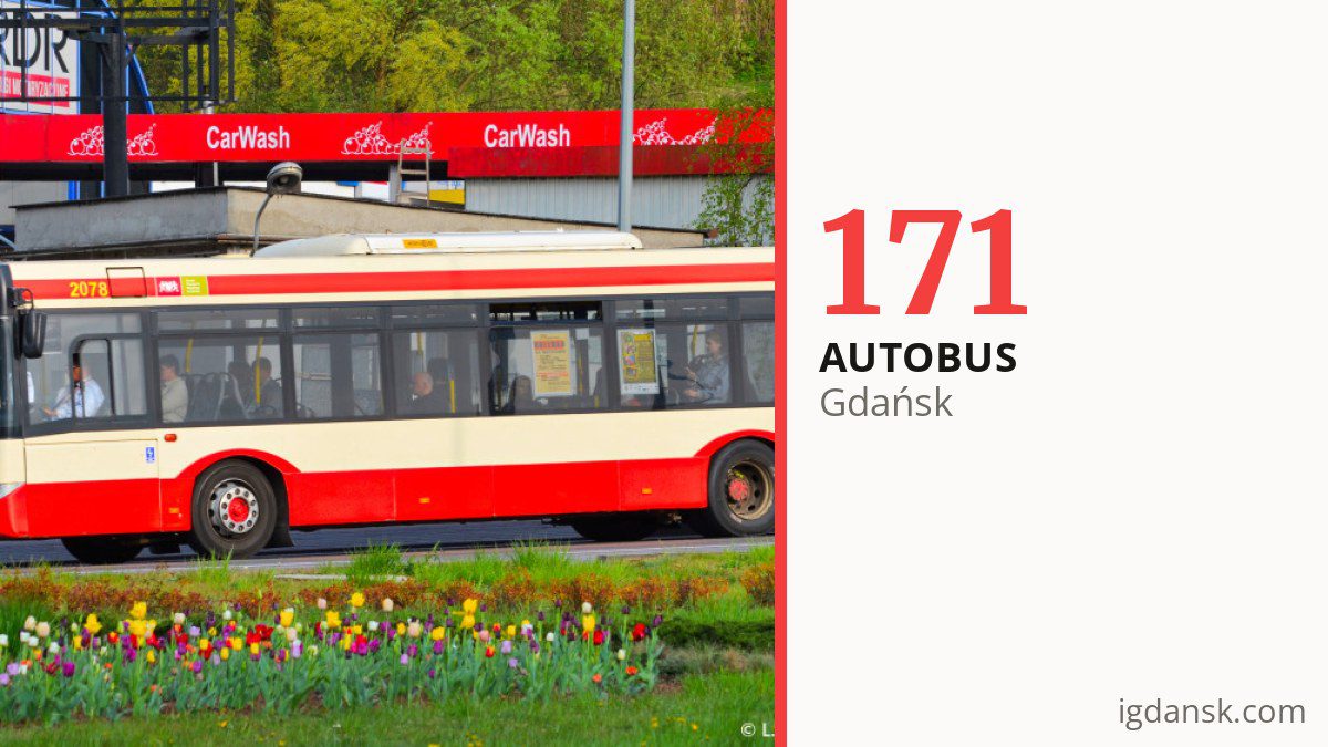 Autobus 171 w Gdańsku