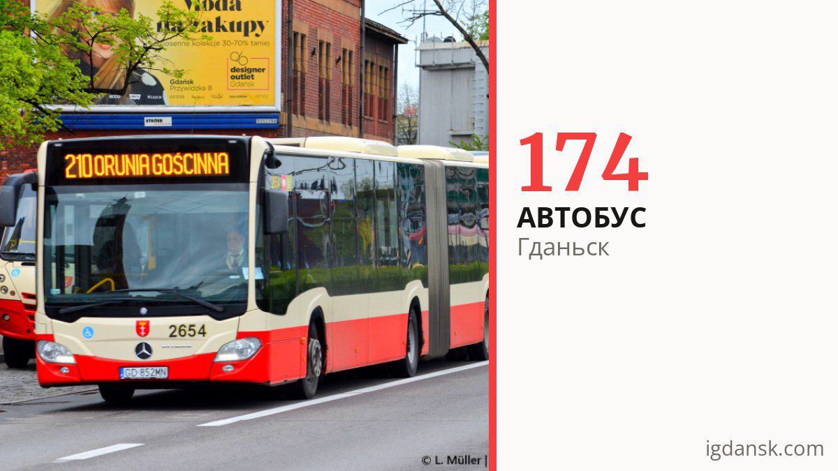 Автобус 174 в Гданьске