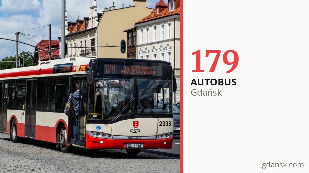 Autobus 179 w Gdańsku