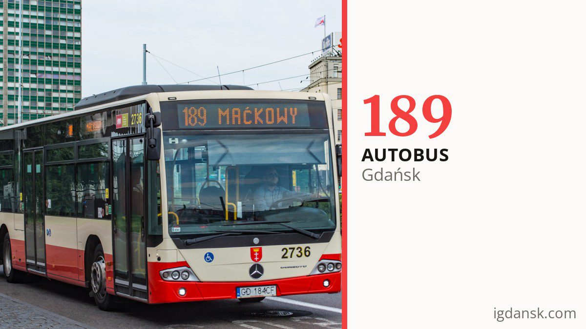 Autobus 189 w Gdańsku