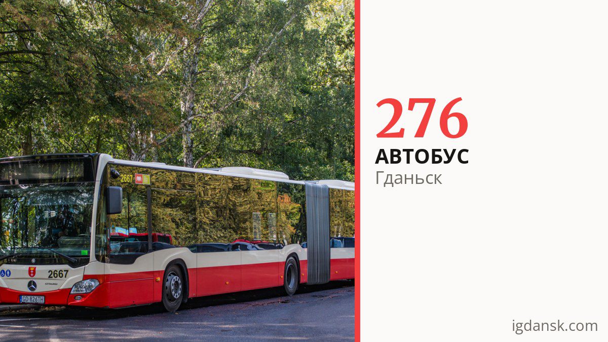 Автобус 276 в Гданьске