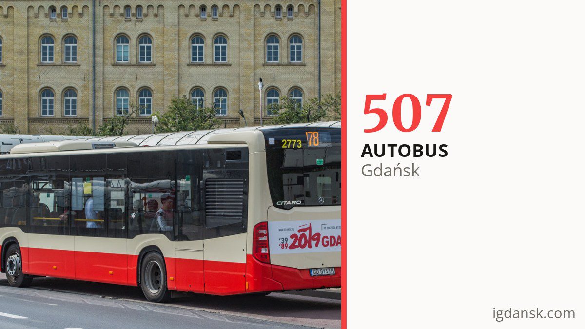 Autobus 507 w Gdańsku