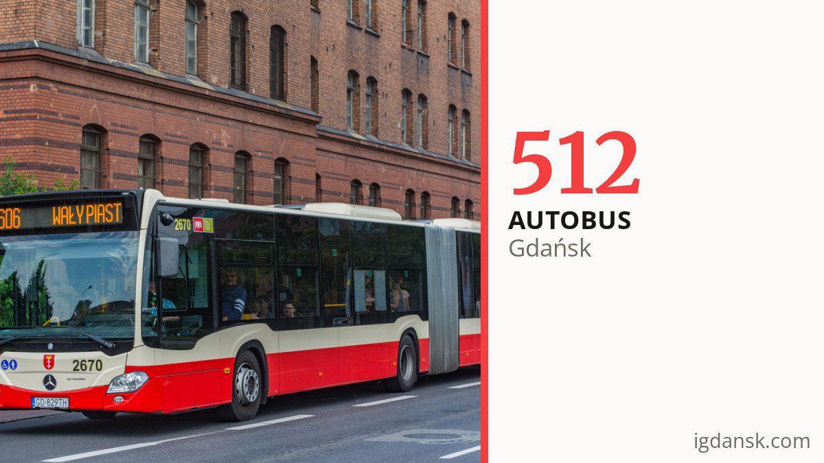 Autobus 512 w Gdańsku