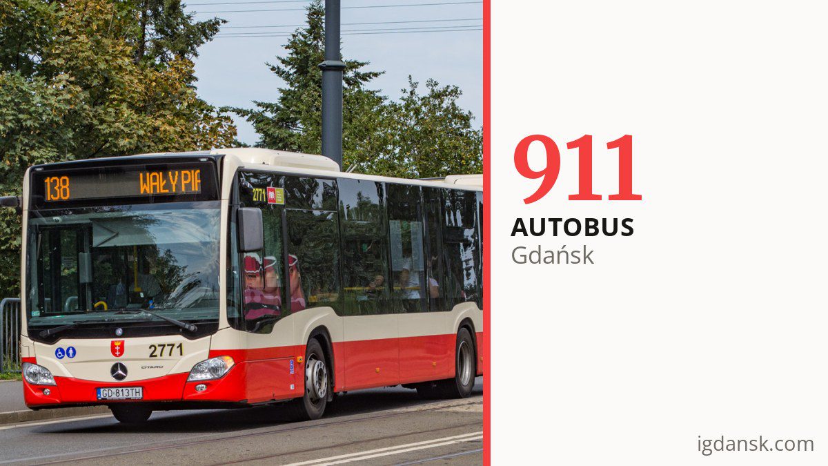 Autobus 911 w Gdańsku