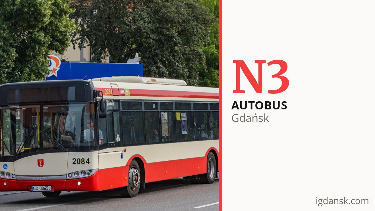 Autobus nocny N3 w Gdańsku