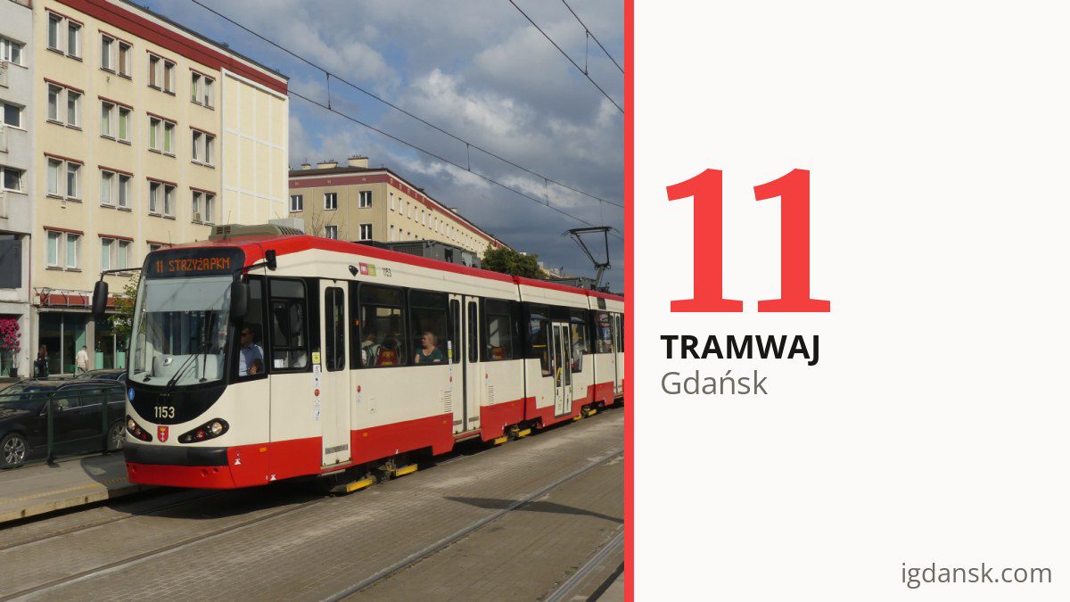Tramwaj 11 w Gdańsku